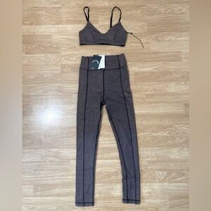 Metallic Yoga Workout Set